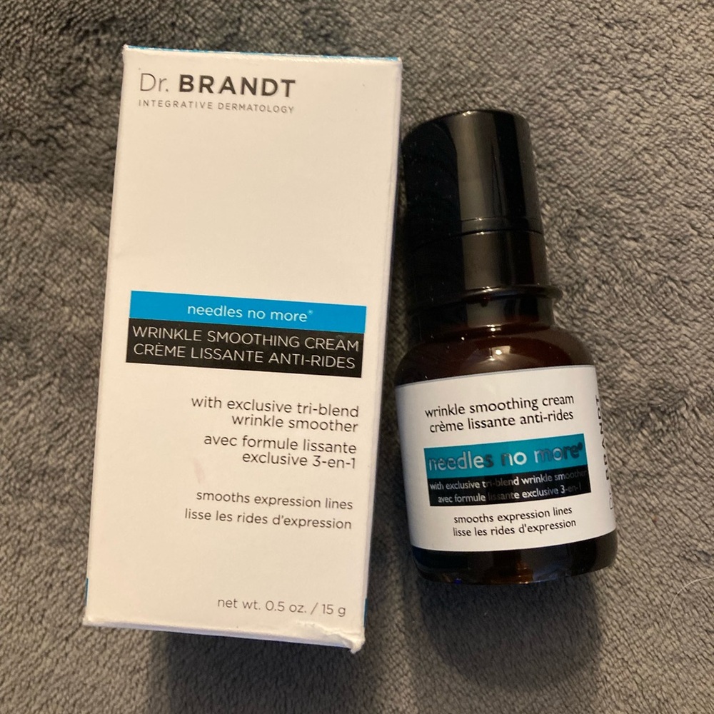 NIB Dr. Brandt NEEDLES NO MORE Wrinkle Smoothing Cream - Full Size - 0.5 fl oz